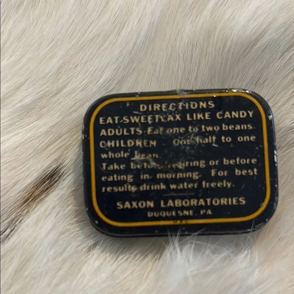 Antique Laxative Tin - Picture 3 of 9